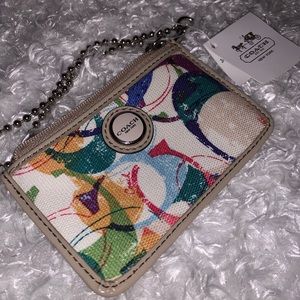 Coach ID holder/ wristlet